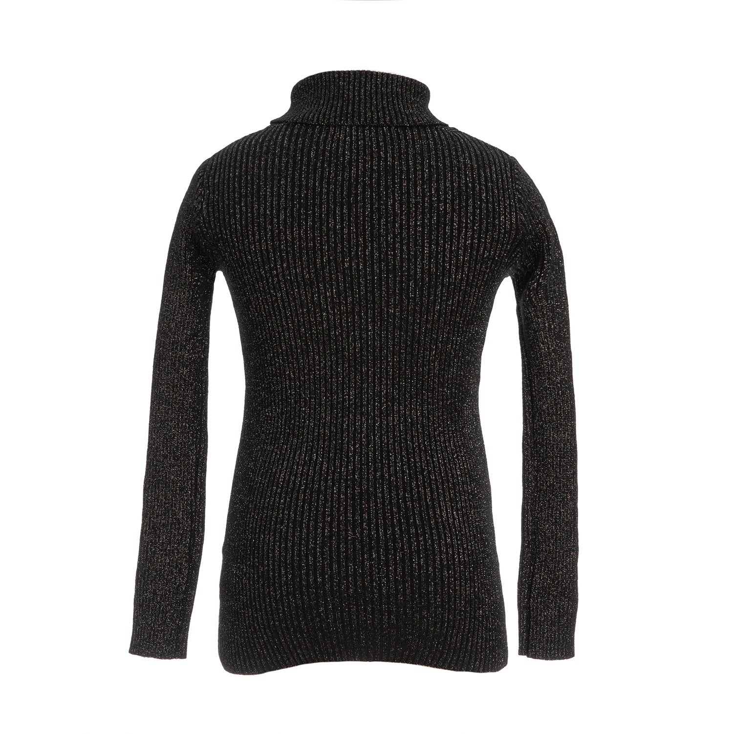 Helancă neagă cu filament argintiu - Kids Magazin