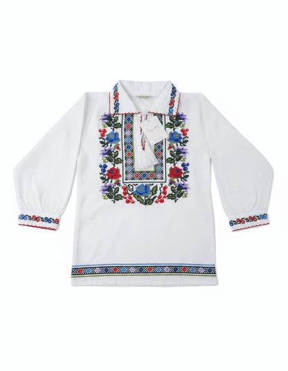 Ie pentru baiat cu model floral - Kids Magazin
