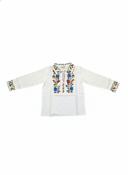 Ie pentru baieti cu model floral - Kids Magazin