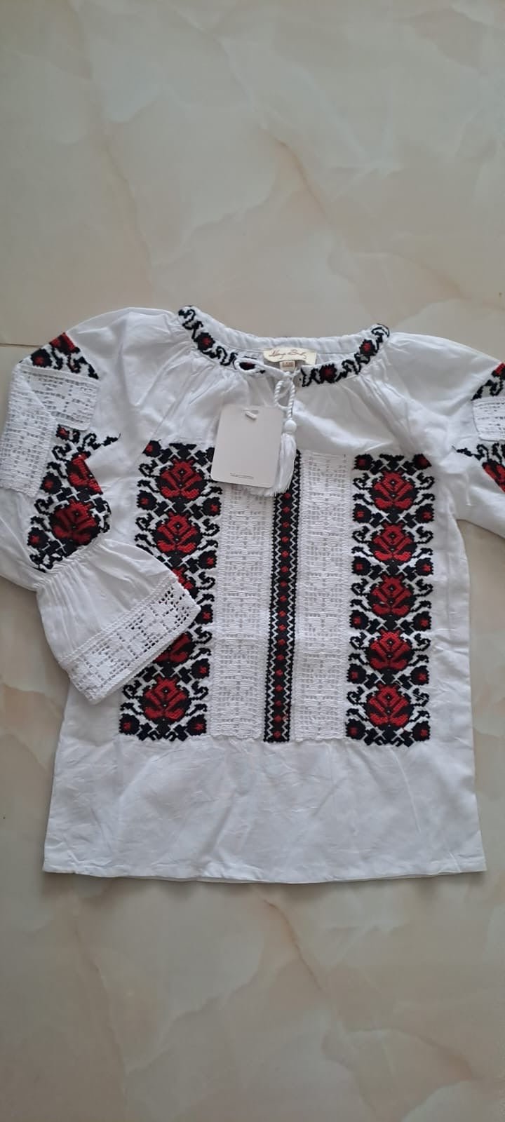 Ie tradițională cu model floral - Kids Magazin