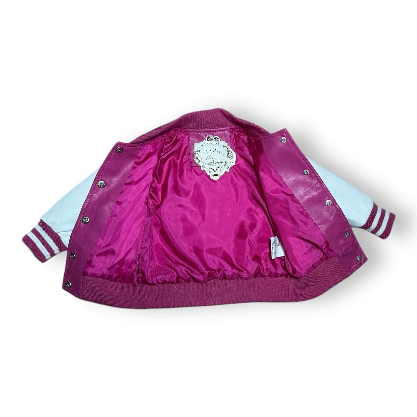 Jacheta baby biker fucsia - Kids Magazin