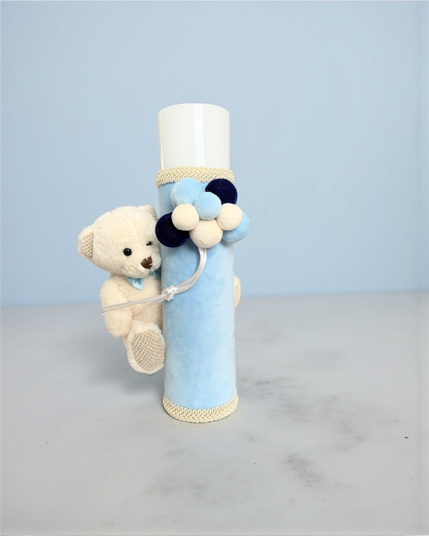 Lumânare bleo Ursuleț cu Baloane - Kids Magazin