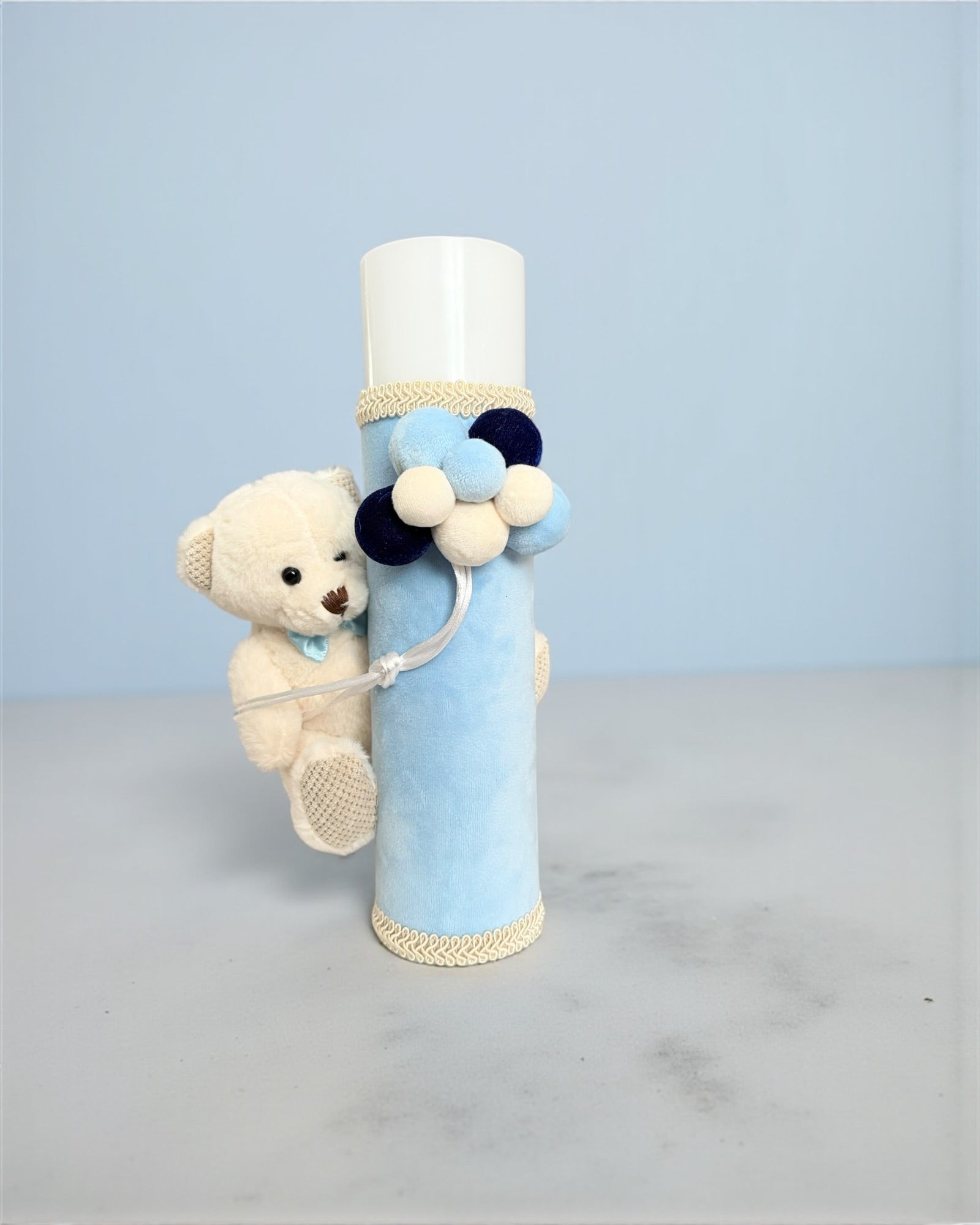 Lumânare bleo Ursuleț cu Baloane - Kids Magazin