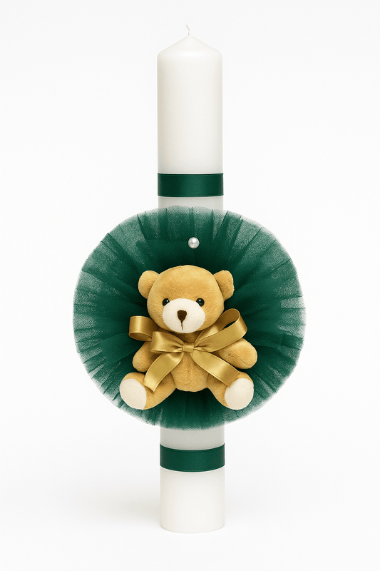 Lumânare Leo verde - Kids Magazin