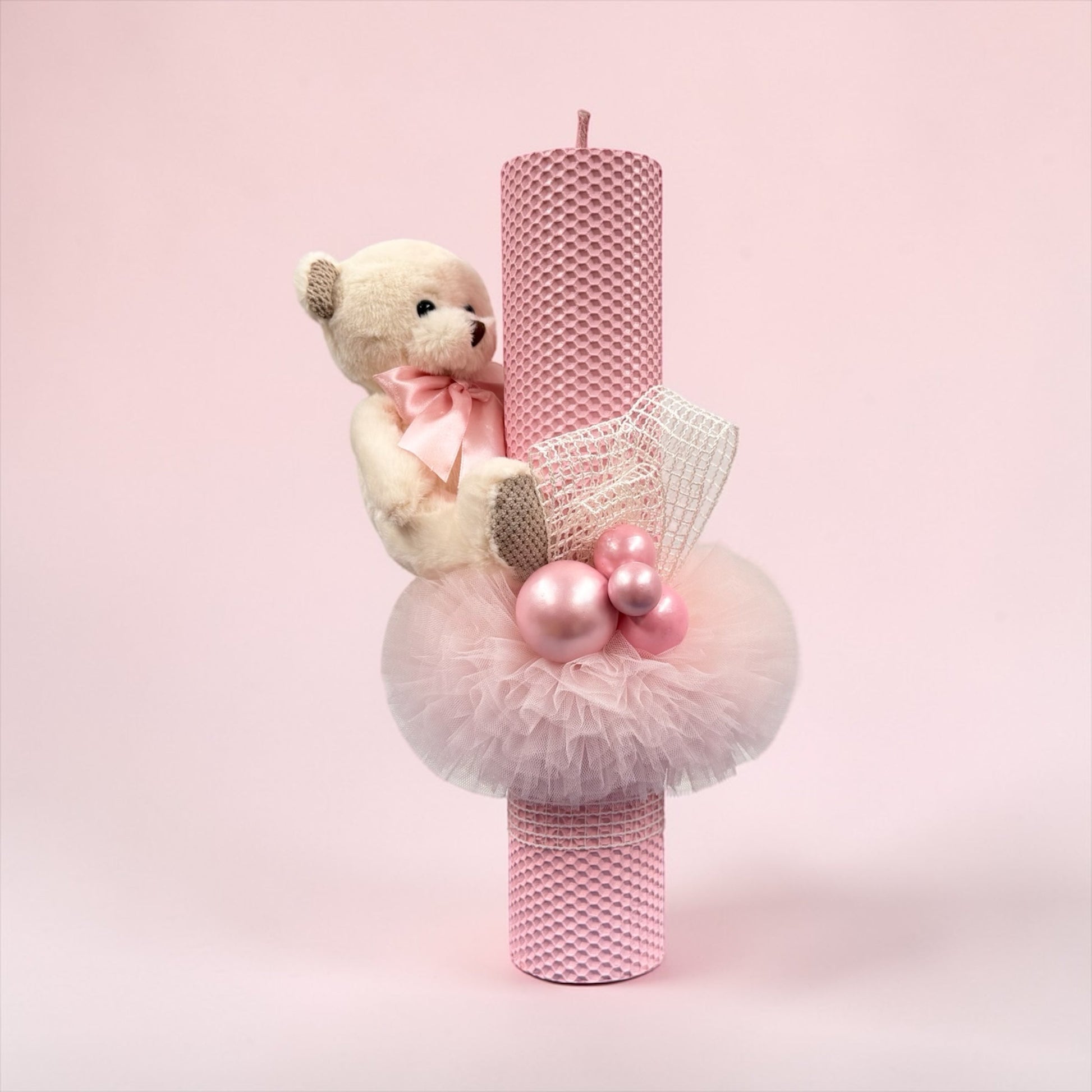 Lumânare roz Selena - Kids Magazin