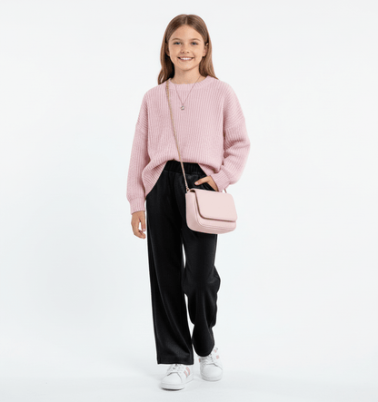 Pantaloni drepți din catifea - Kids Magazin