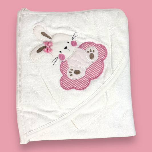 Prosop de baie Pink Rabbit - Kids Magazin