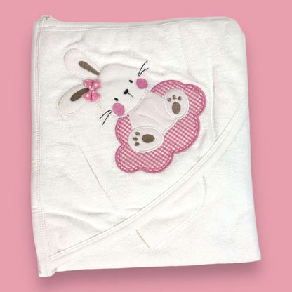Prosop de baie Pink Rabbit - Kids Magazin