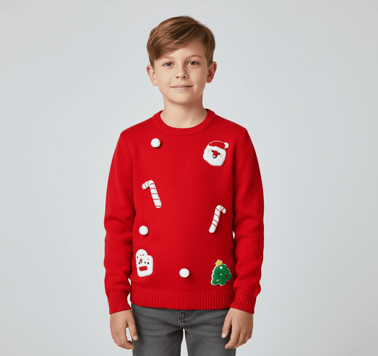 Pulover Moș Crăciun - Kids Magazin