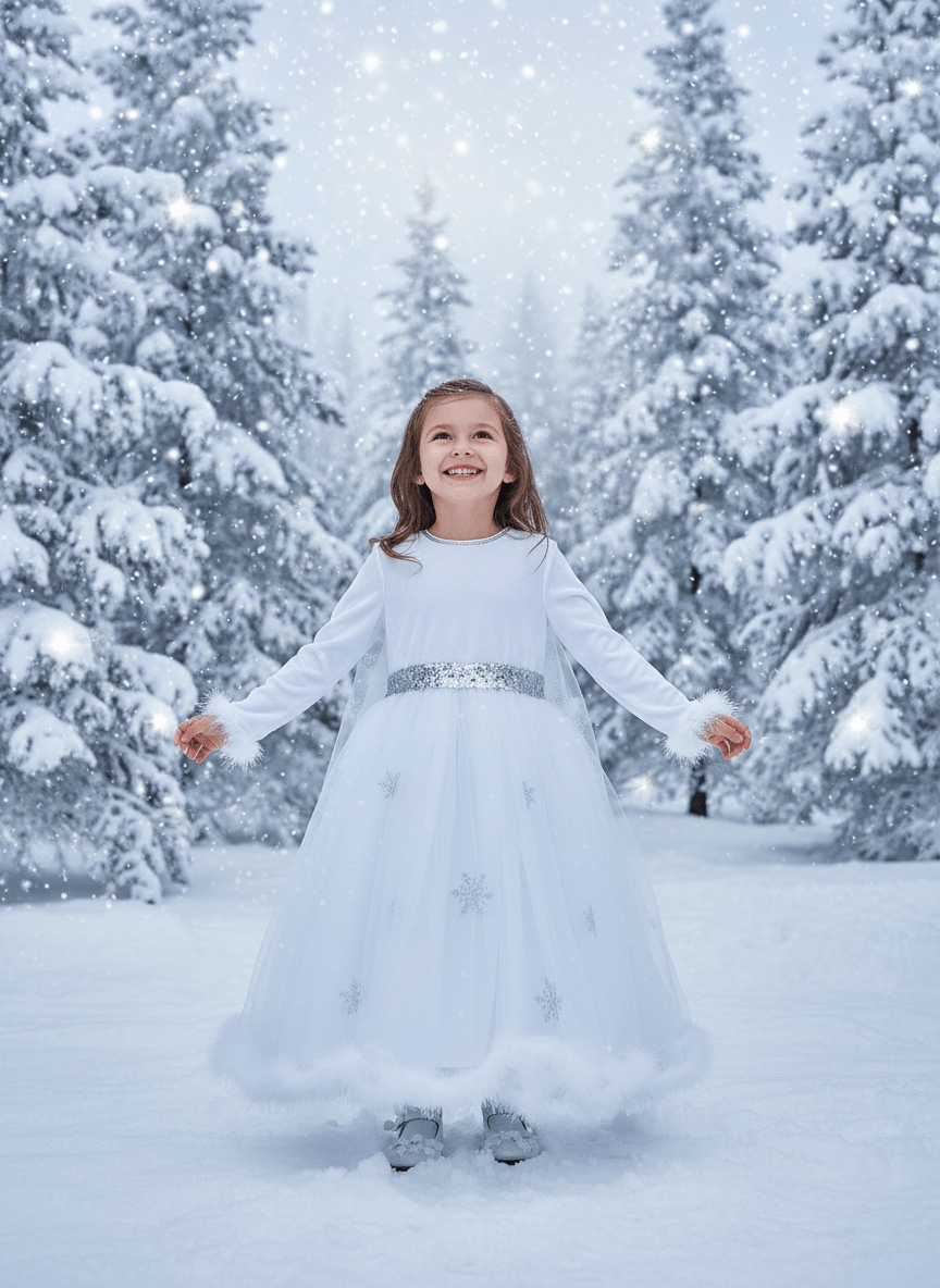 Rochie Crăiasa Zăpezii - Kids Magazin