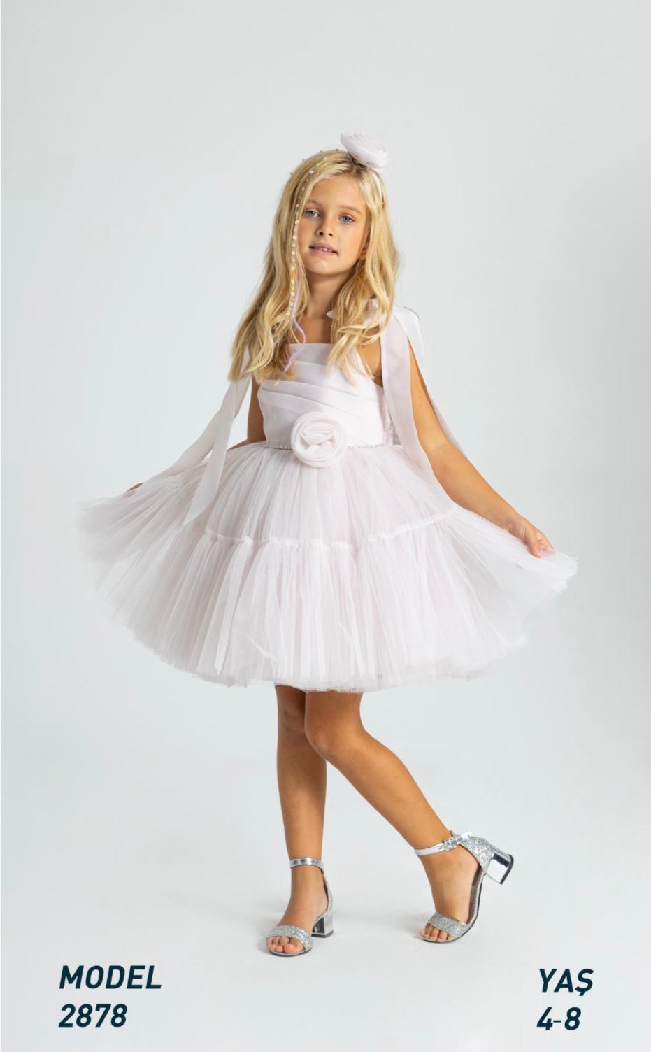 Rochie elegantă 4 - 8 ani 2878 - Kids Magazin