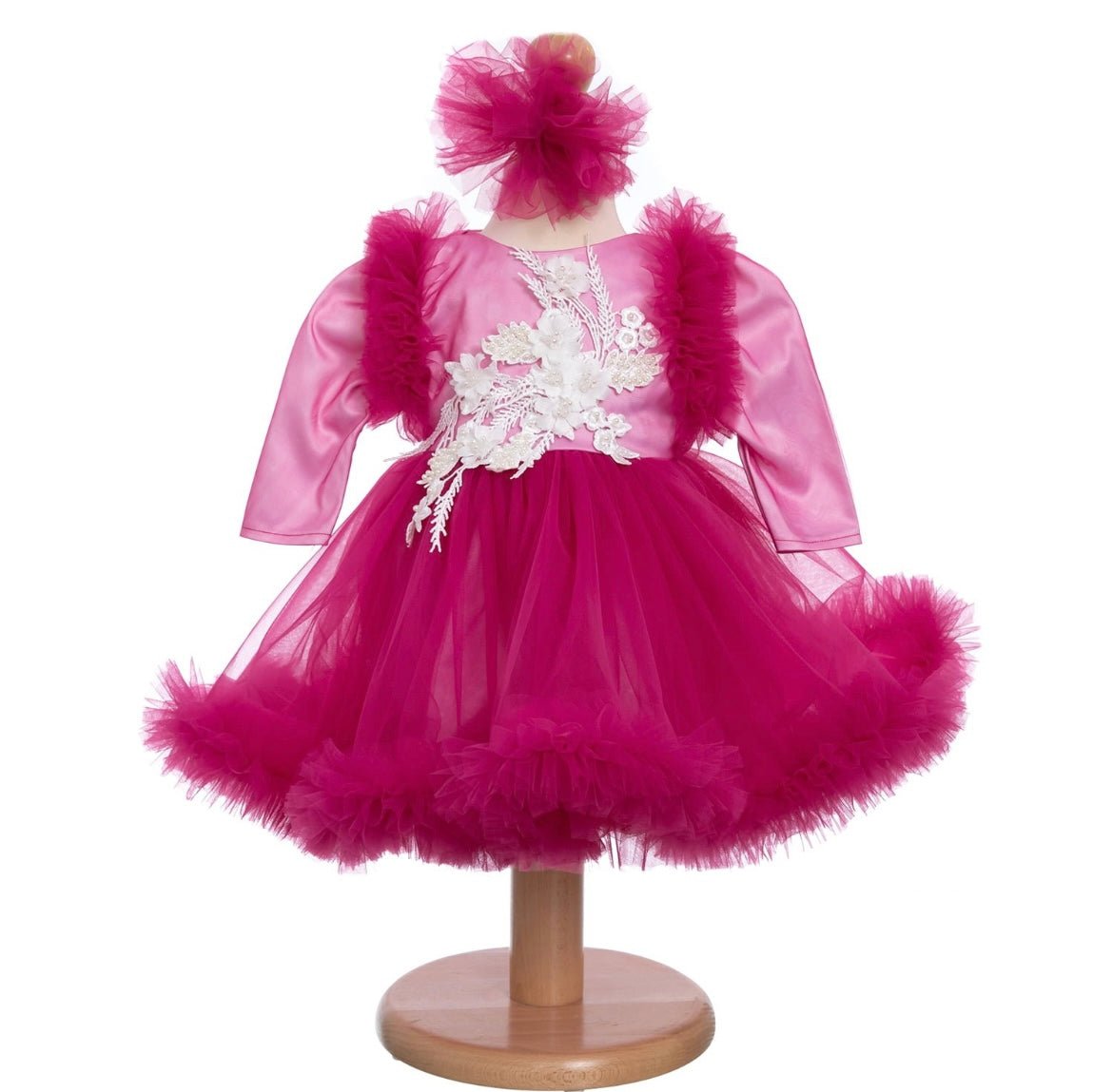 Rochie elegantă Fucsia - Kids Magazin