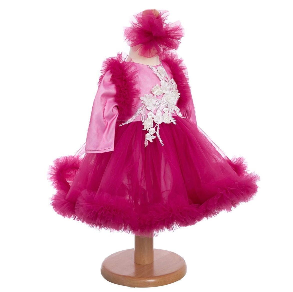 Rochie elegantă Fucsia - Kids Magazin