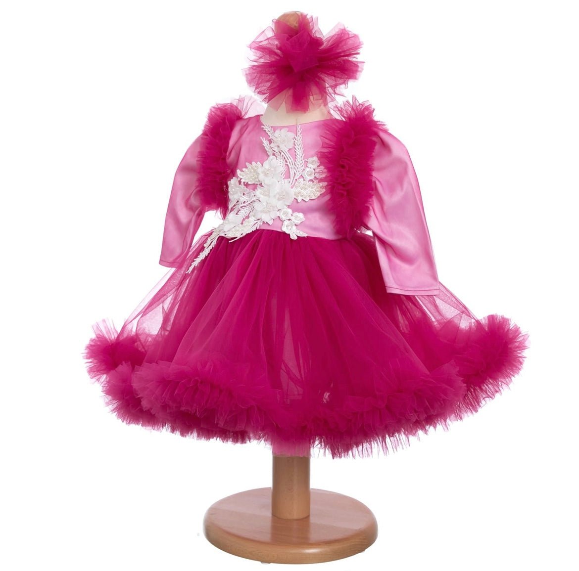 Rochie elegantă Fucsia - Kids Magazin