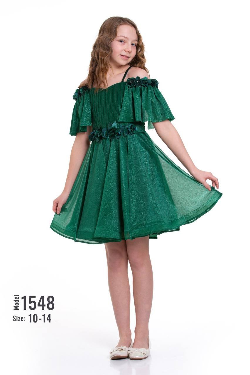 Rochie elegantă scurtă 1548 - Kids Magazin