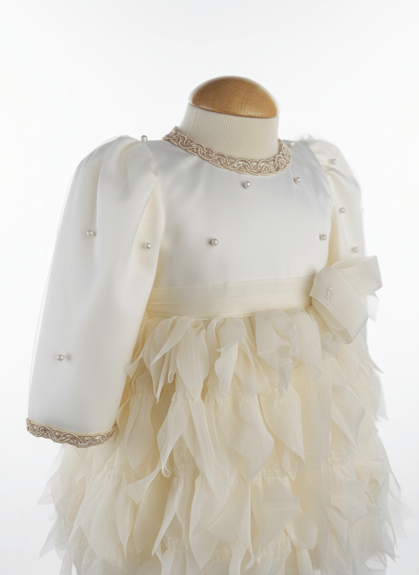 Rochiță elegantă crem - Kids Magazin