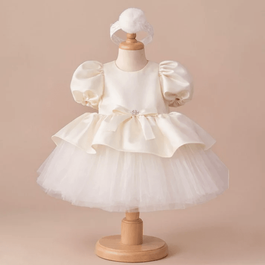 Rochiță elegantă Elsa ivory - Kids Magazin