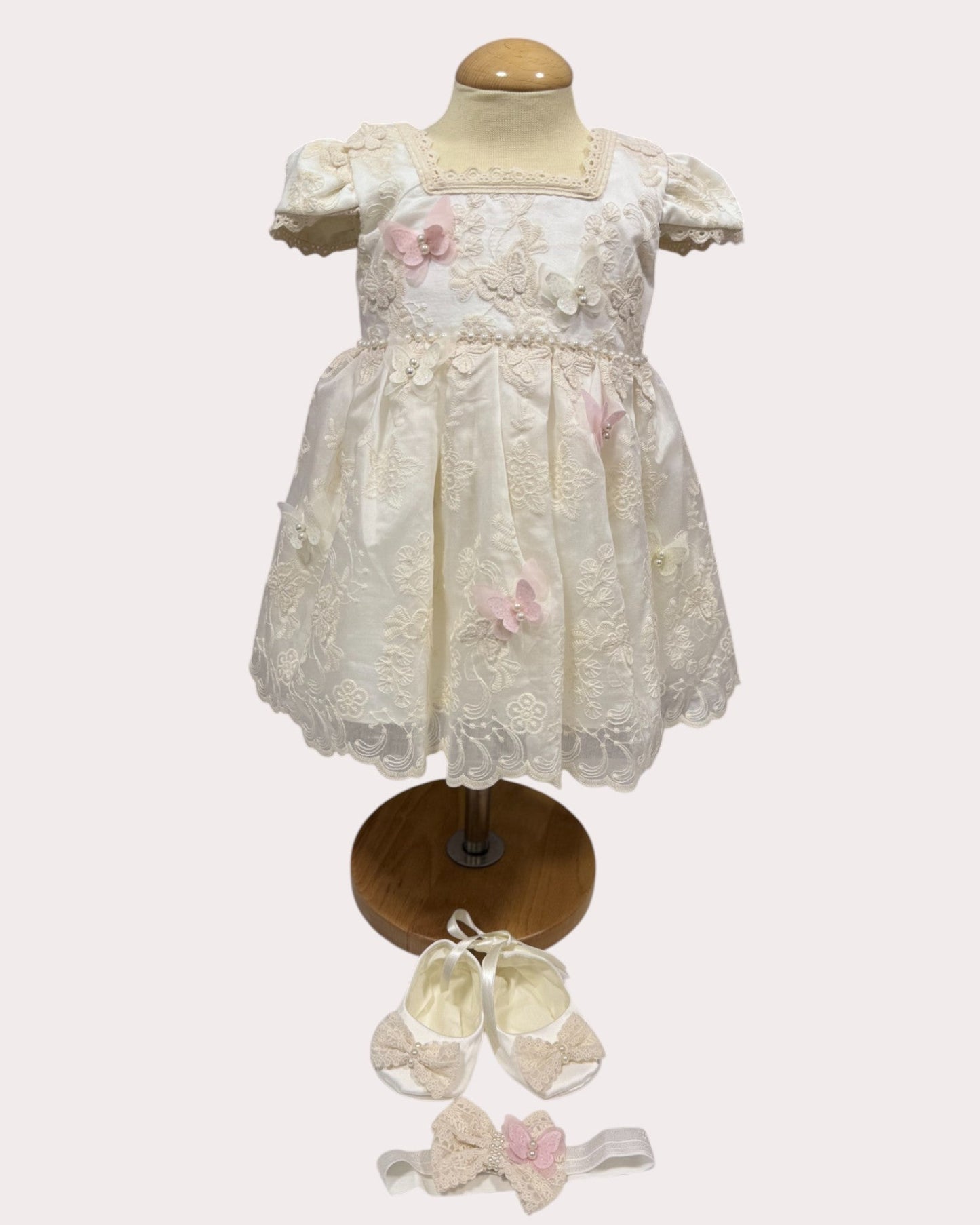Rochita eleganta pentru bebelusi Ariana Crem - Kids Magazin