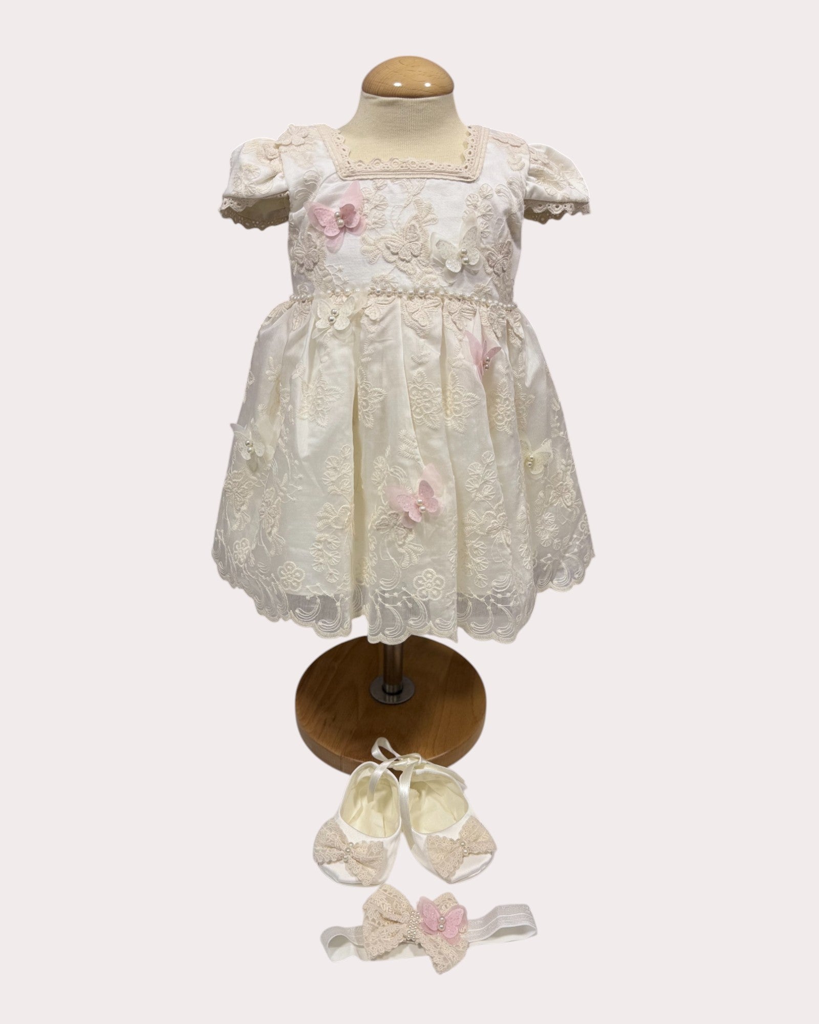 Rochita eleganta pentru bebelusi Ariana Crem - Kids Magazin