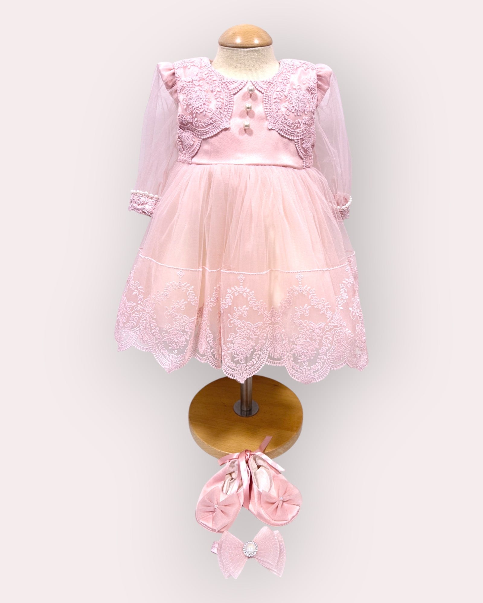 Rochita eleganta pentru bebelusi Eva Roz - Kids Magazin