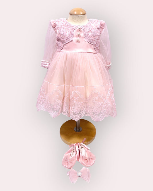 Rochita eleganta pentru bebelusi Eva Roz - Kids Magazin