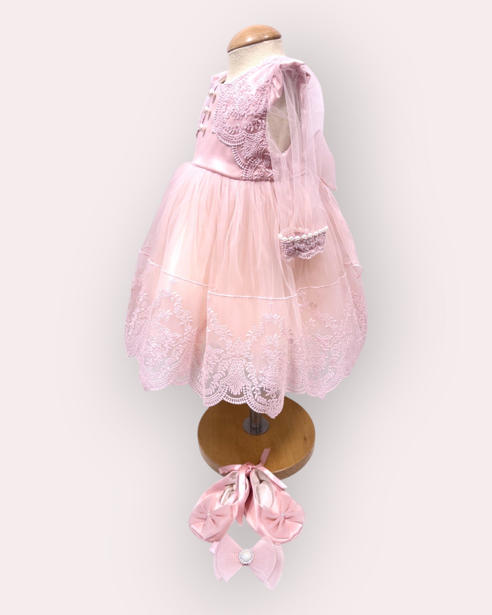 Rochita eleganta pentru bebelusi Eva Roz - Kids Magazin