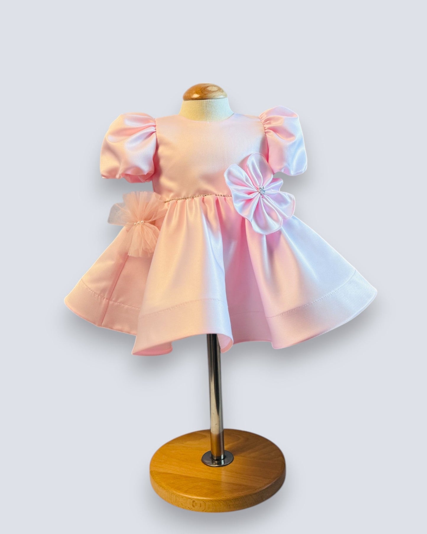 Rochita eleganta pentru bebelusi Evelyn Roz Pudra - Kids Magazin
