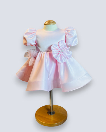 Rochita eleganta pentru bebelusi Evelyn Roz Pudra - Kids Magazin