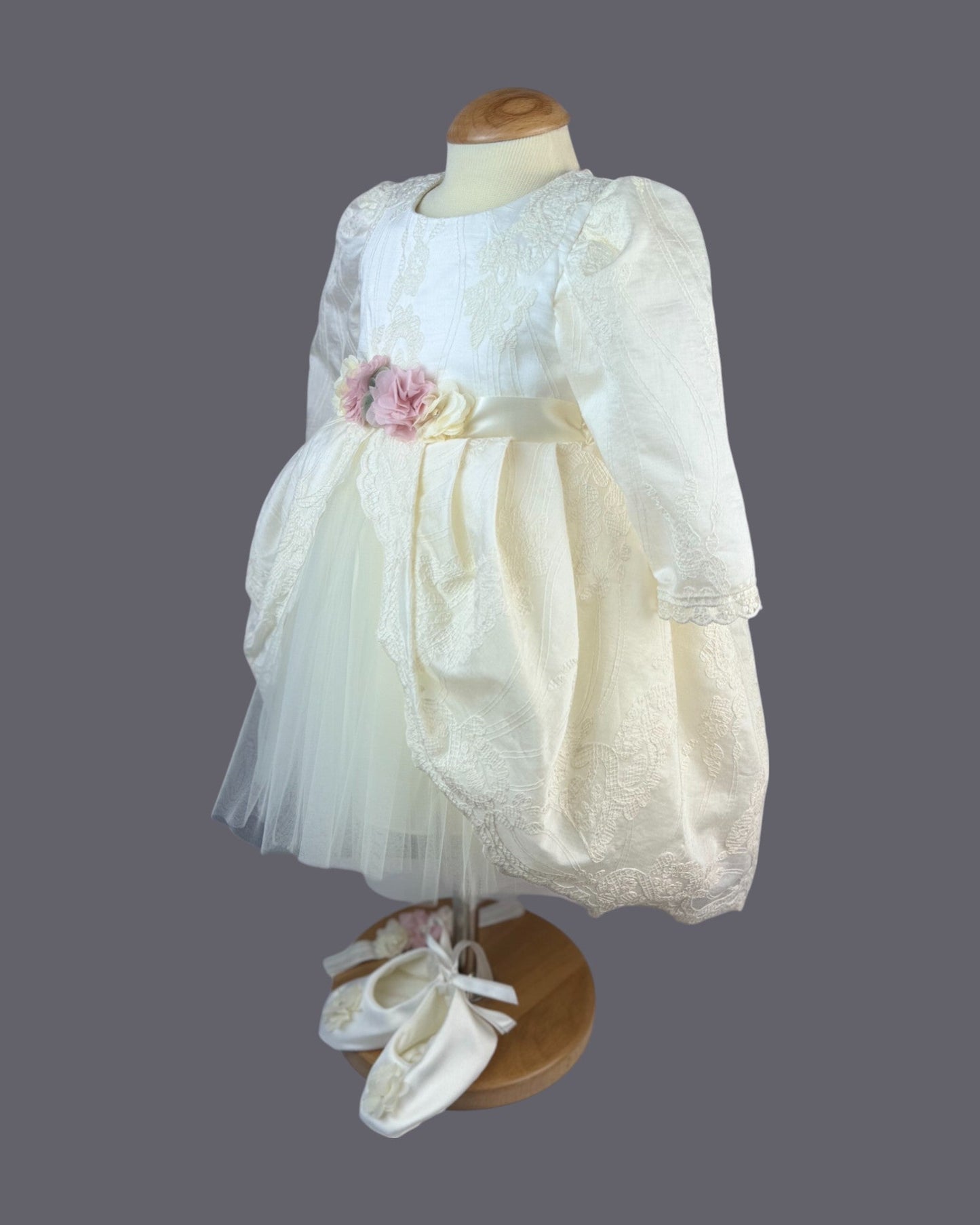 Rochita eleganta pentru bebelusi Felicia Ivory - Kids Magazin