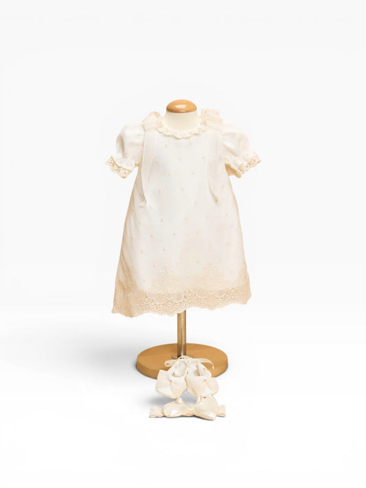 Rochiță Vera roz ivory - Kids Magazin