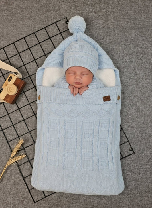 Sac de dormit din tricot bleo - Kids Magazin