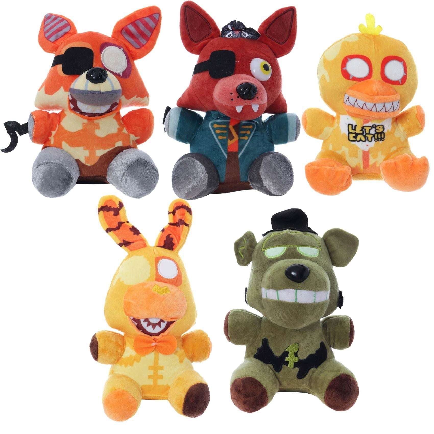 Set 4 jucarii de plus Five Nights at Freddy’s, dimensiune 20 cm (Copy) - Kids Magazin