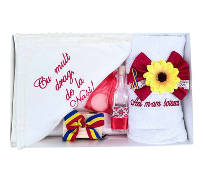 Set complet pentru botez Mandra Tarancuta - Kids Magazin
