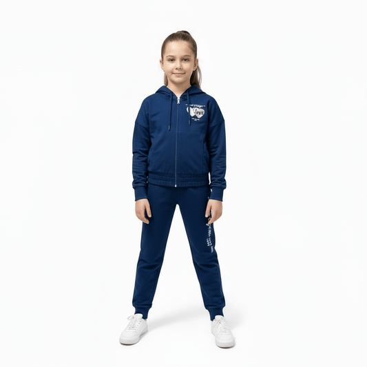 Trening bleomarin din bumbac pentru fete - Kids Magazin