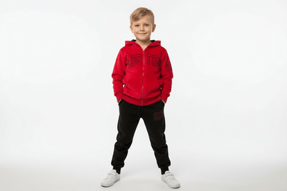 Trening gros din catifea pentru băieți - Kids Magazin
