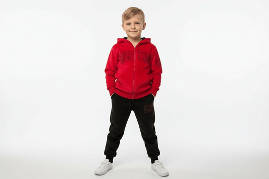 Trening gros din catifea pentru băieți - Kids Magazin