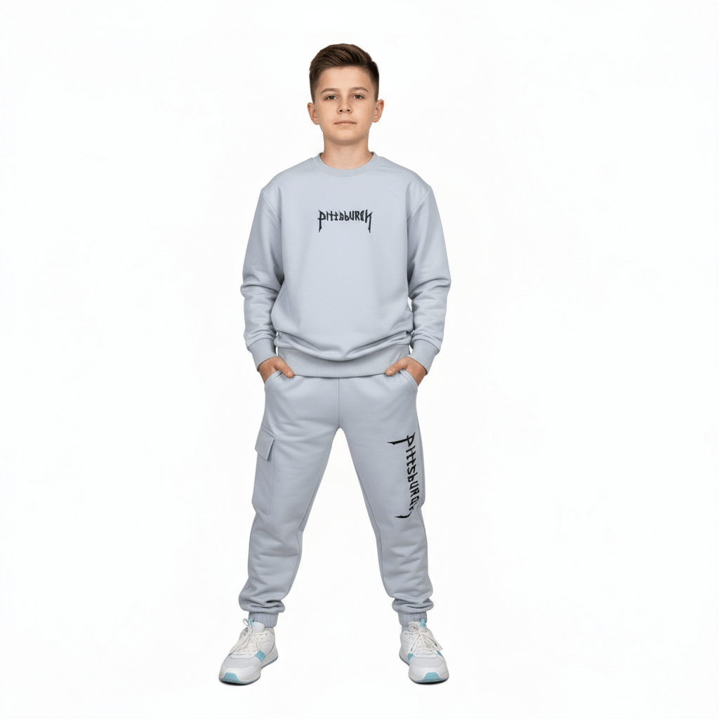 Trening Pittsburgh gri - Kids Magazin