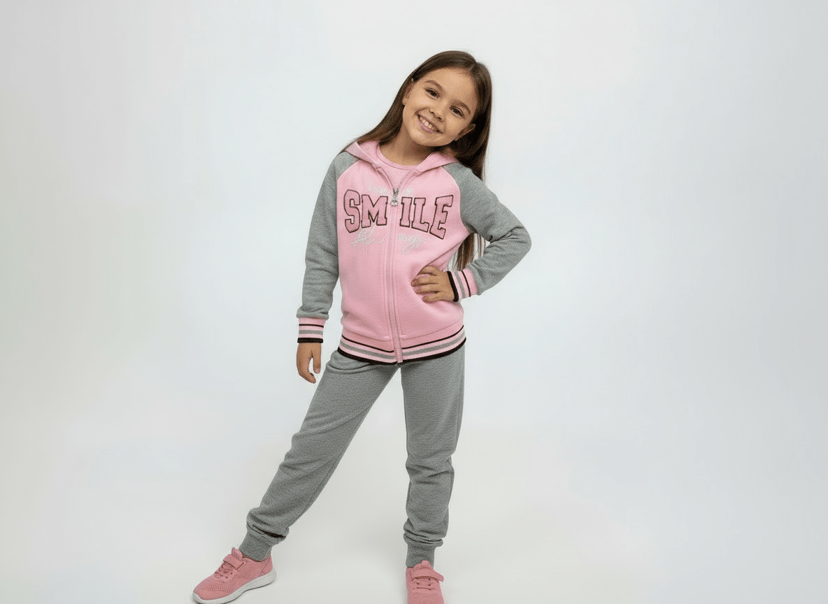 Trening Smile Riz cu Gri - Kids Magazin