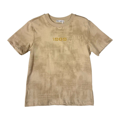 Tricou Grafic crem pentru baieti - Kids Magazin