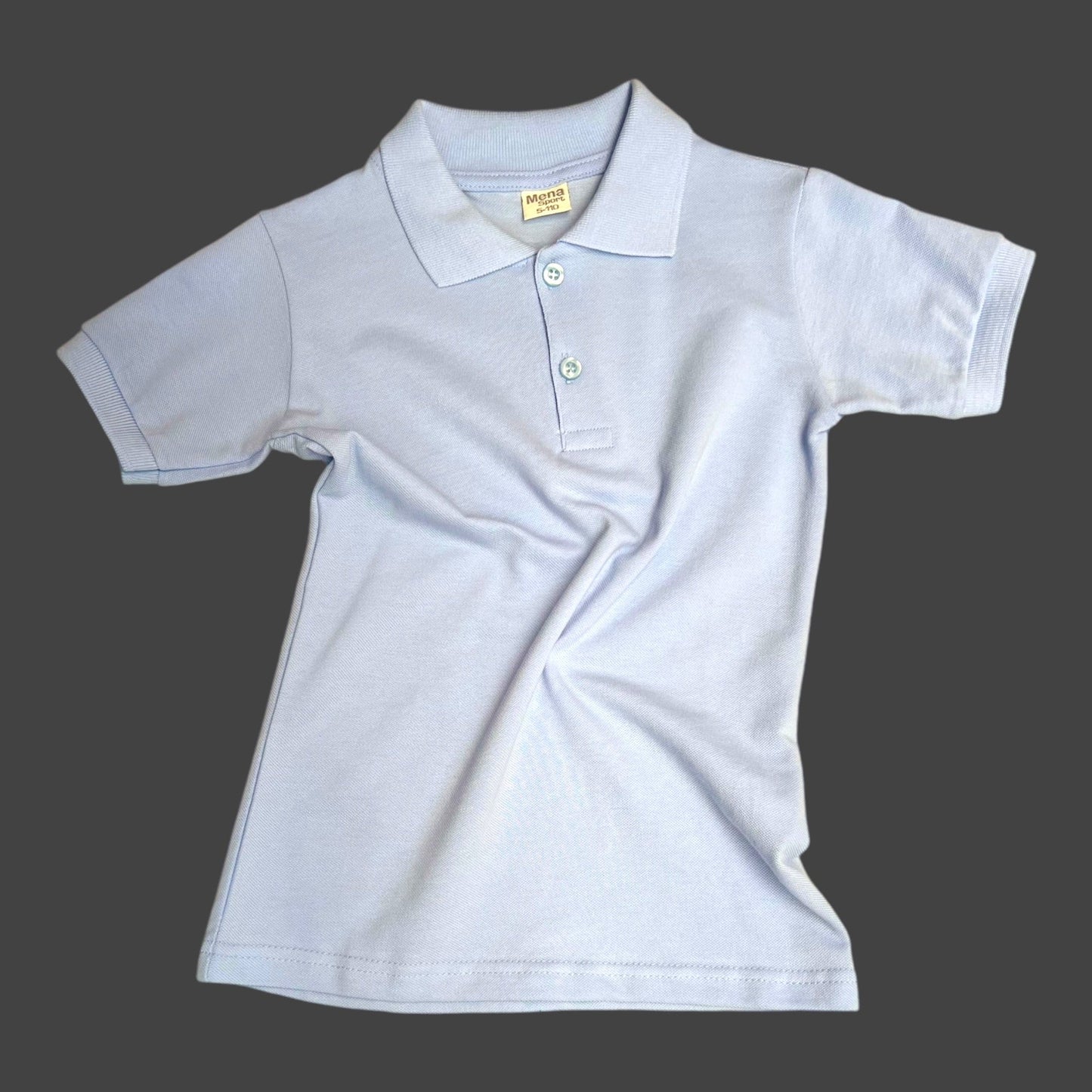 Tricou polo alb Mena - Kids Magazin