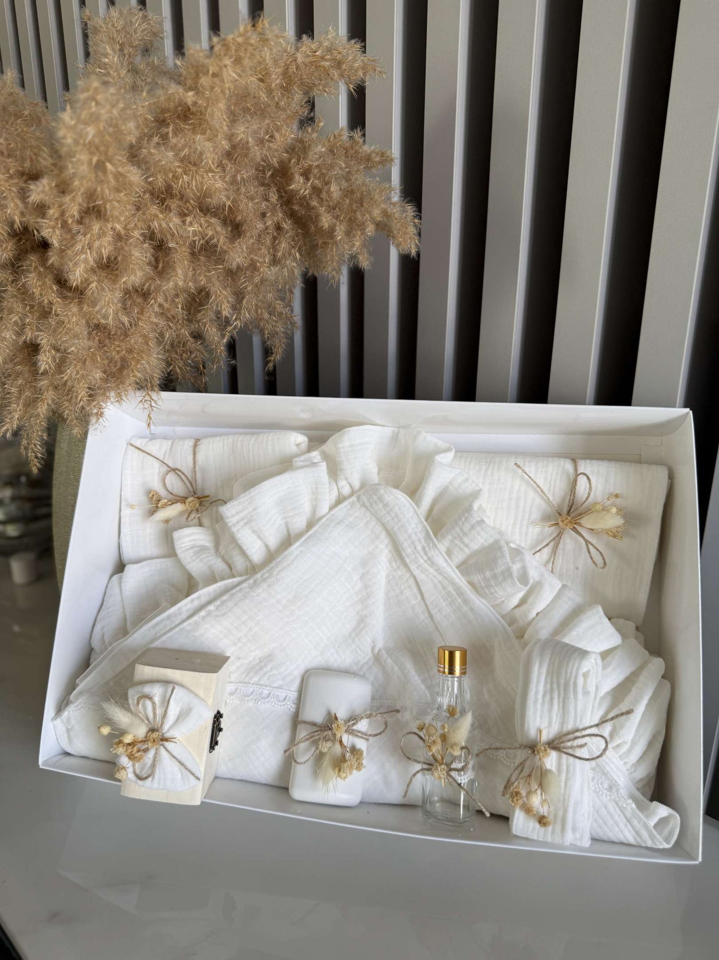 Trusou din muselina premium ivory - Kids Magazin