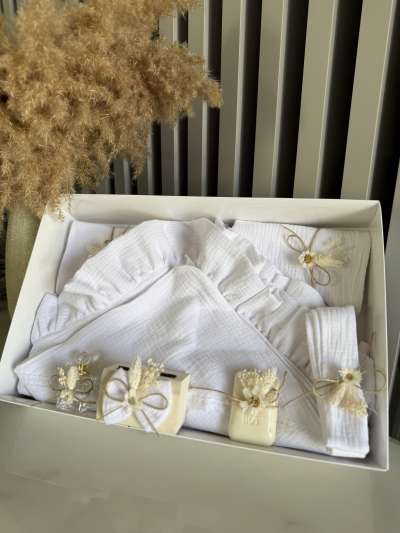 Trusou din muselina premium ivory - Kids Magazin