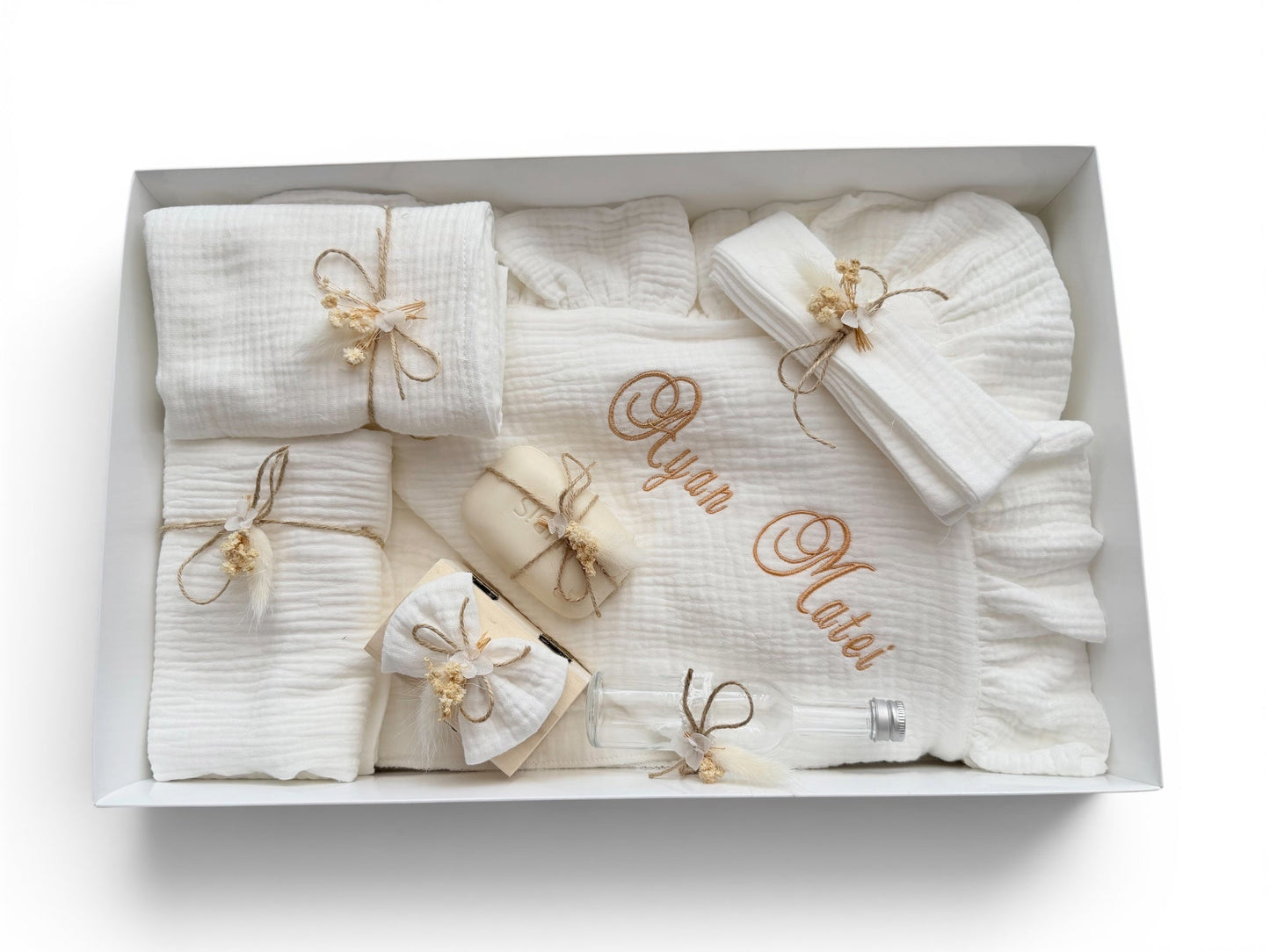 Trusou din muselina premium ivory - Kids Magazin