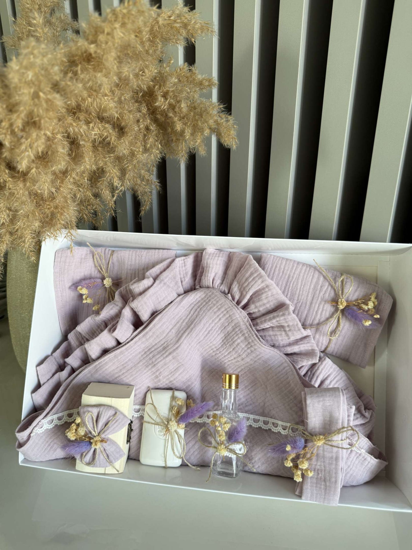 Trusou din muselina premium lila - Kids Magazin