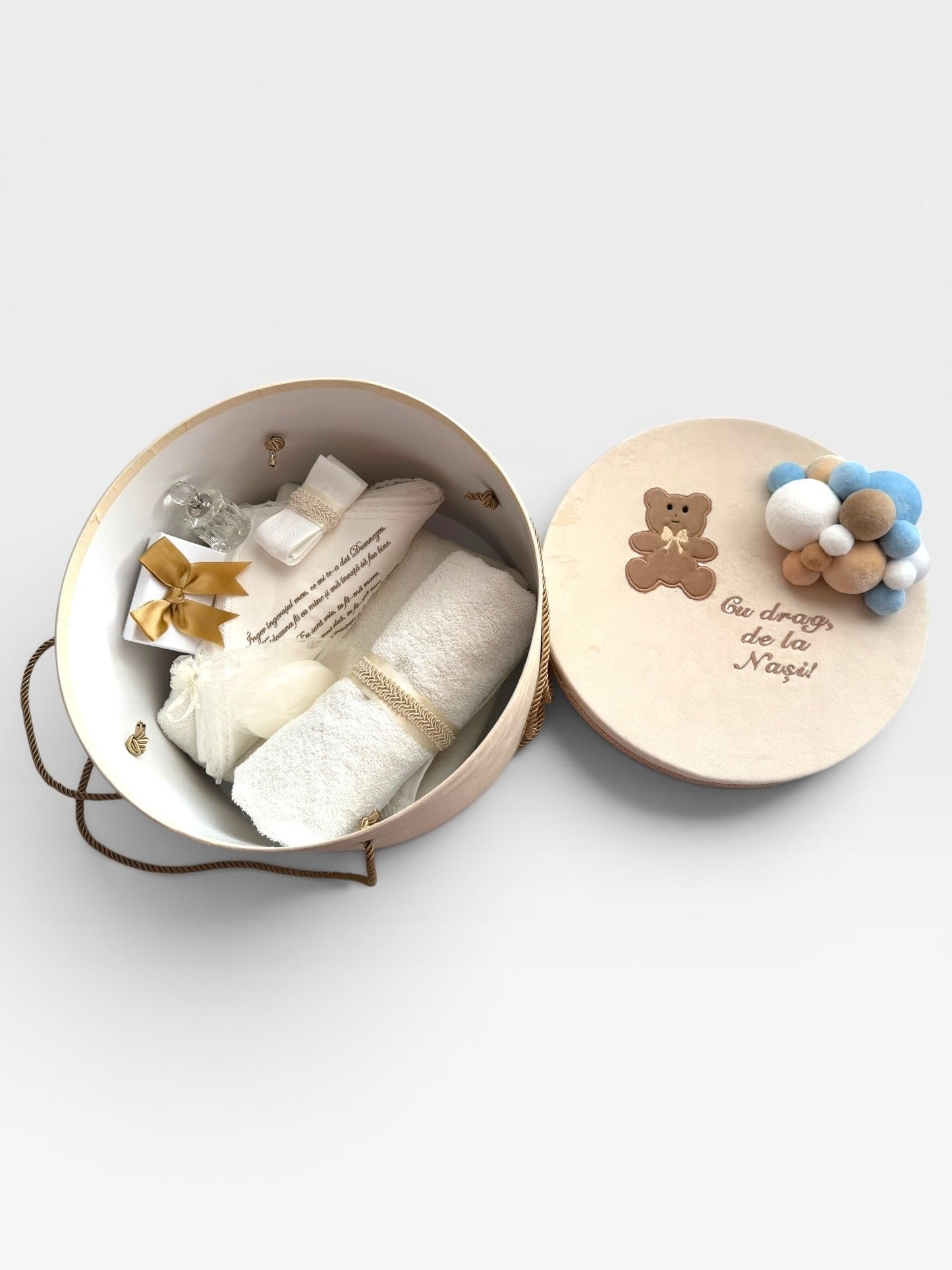 Trusou Martinel în cufăr de catifea crem - Kids Magazin